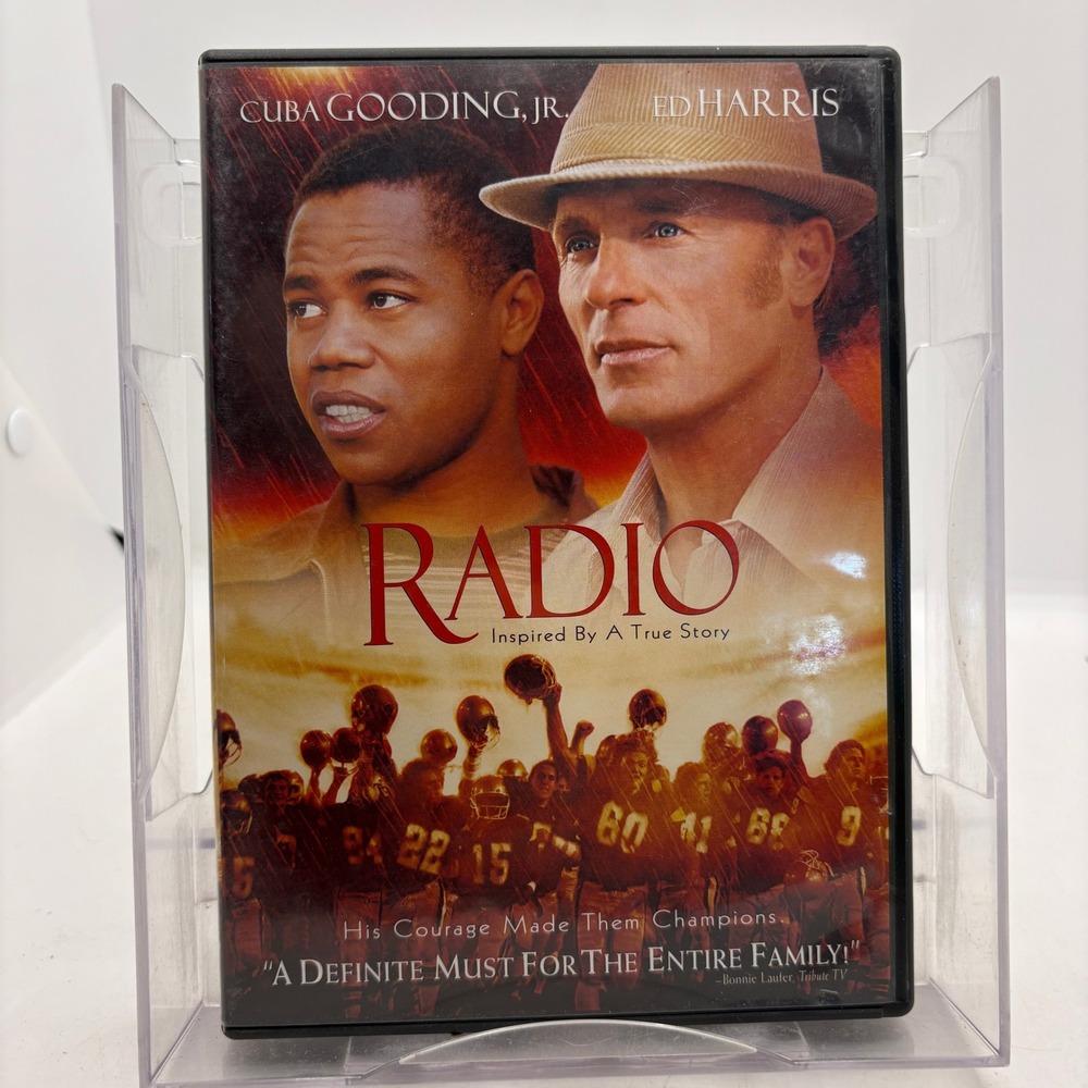 Radio DVD 2004 Cuba Gooding Jr Ed Harris Widescreen Drama Sports Film True Story